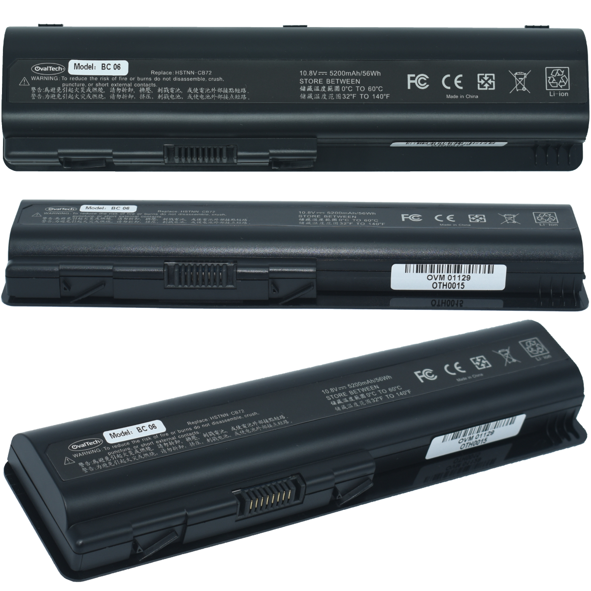 Batteria Patona li-ion 10,8V 4400mAh per HP serie G50,serie G60,serie G61