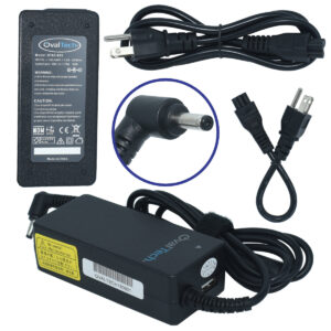 OTAC-E65 Adaptador para Computadora Portatil + USB 19V/1.75AH Marca OvalTech