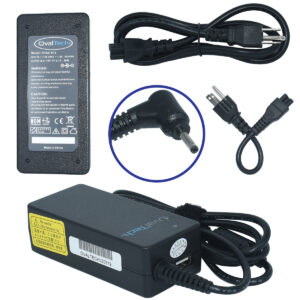 OTAC-E72 Adaptador para Computadora NETBOOK 19V/2.1AH C/Blister + USB Marca OvalTech
