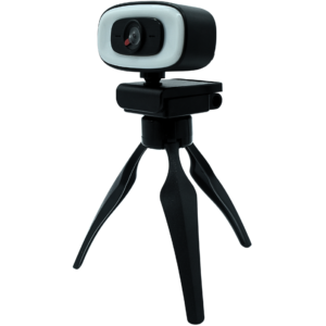 OV-WCAM Camara WEB FULL HD ,WE , Micrófono , LUZ LED, 1920 x 1080 Pixeles, USB 2.0, Negro