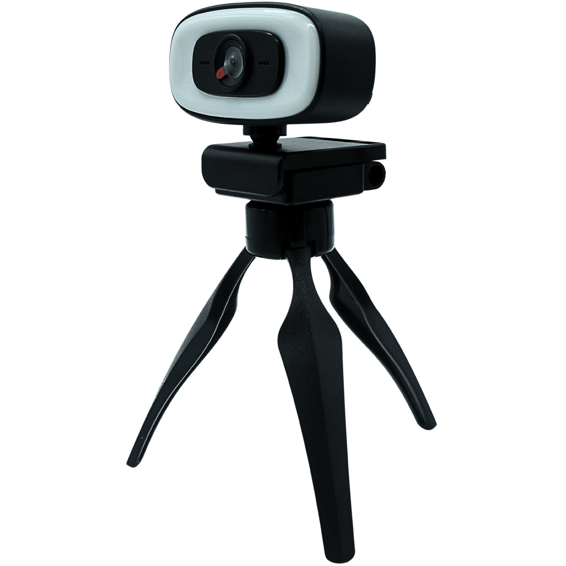 Webcam Camara Web Fullhd 1080p Usb Microfono Tripode Color Negro